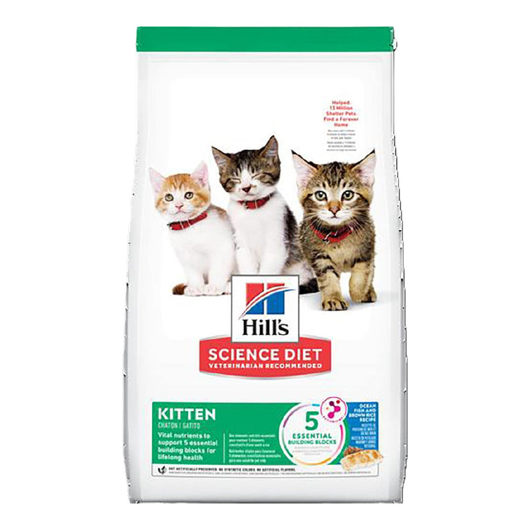 HILLS CAT KITTEN FISH&BROWN RICE 1.58KG