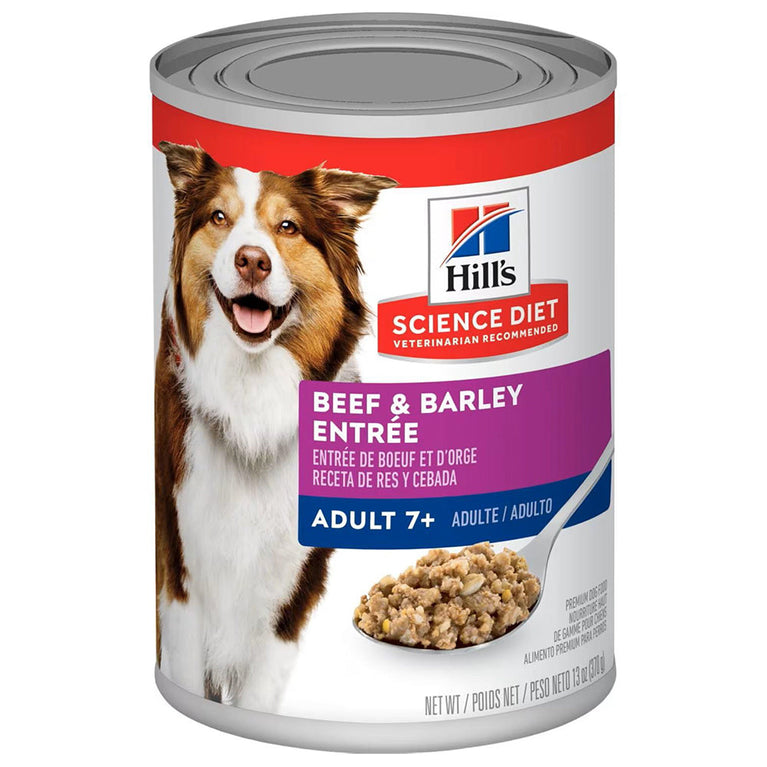 HILLS DOG SENIOR 7+ BEEF&BARLEY 370GR