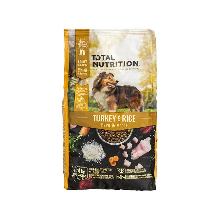 TOTAL NUTRITION DOG ADULT (PAVO&ARROZ) 4KG