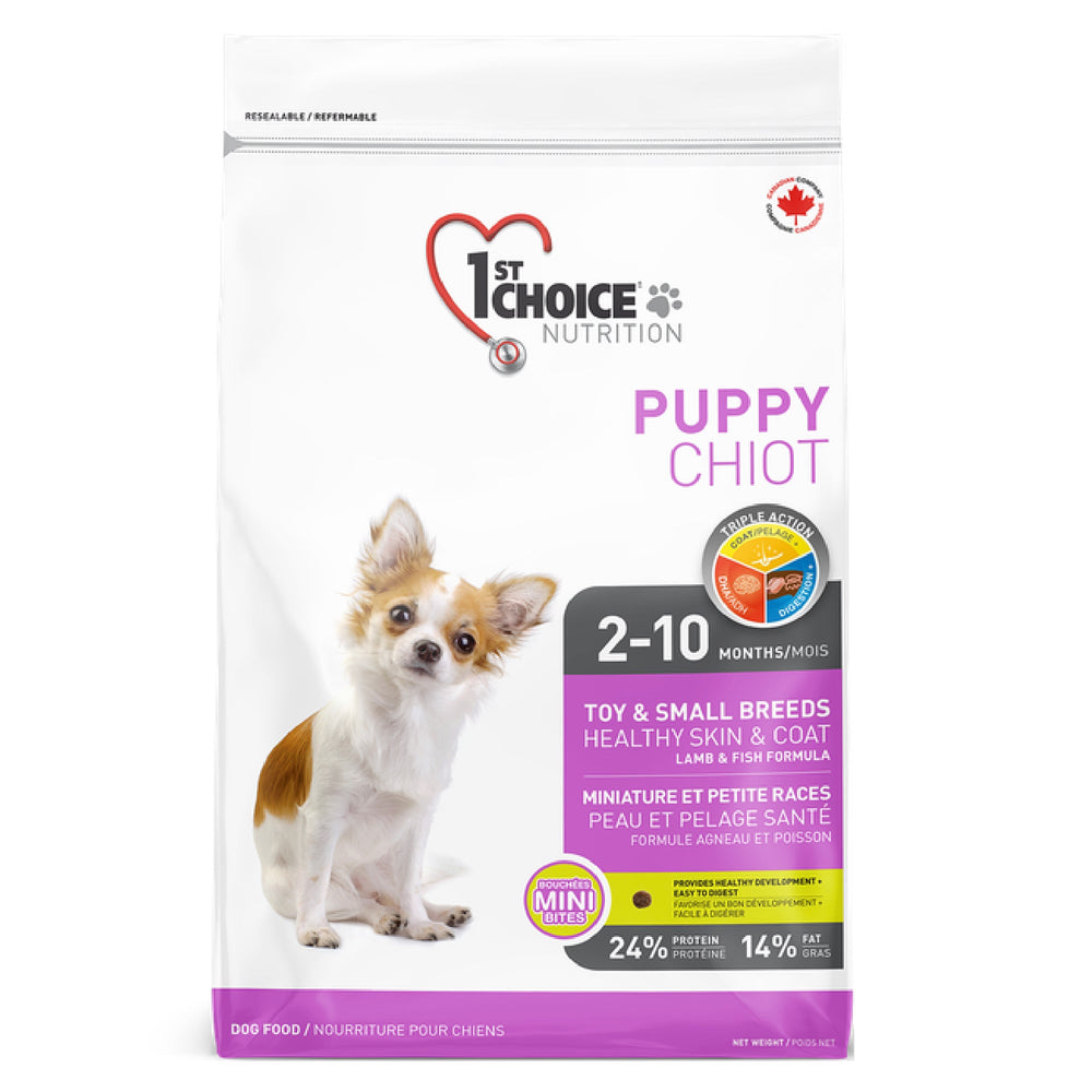 1ST CHOICE DOG PUPPY SKIN CKN SB&TOY 2.72KG