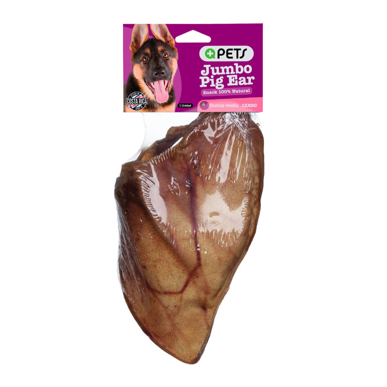+QPETS DOG PIG EAR JUMBO