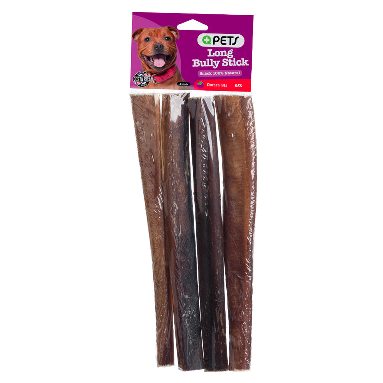 +QPETS DOG LONG BULLY STICK