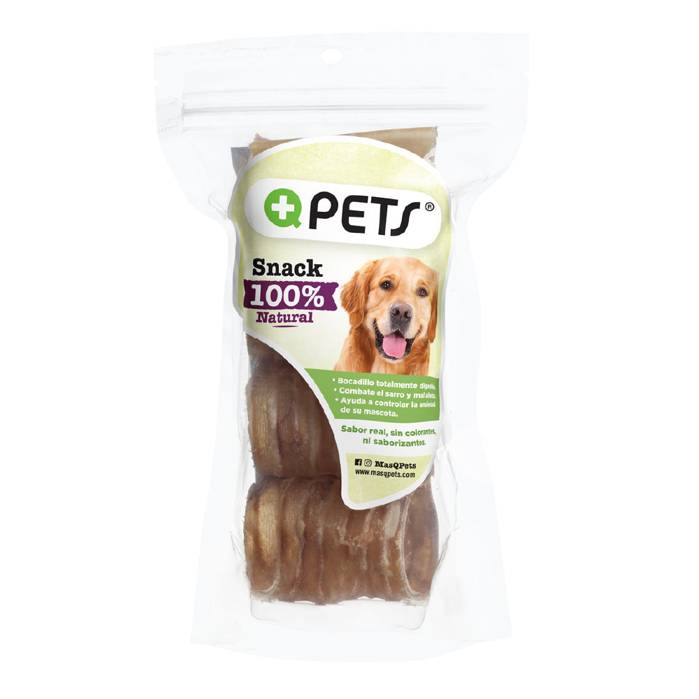 +QPETS DOG MINI ROLLS NATURAL