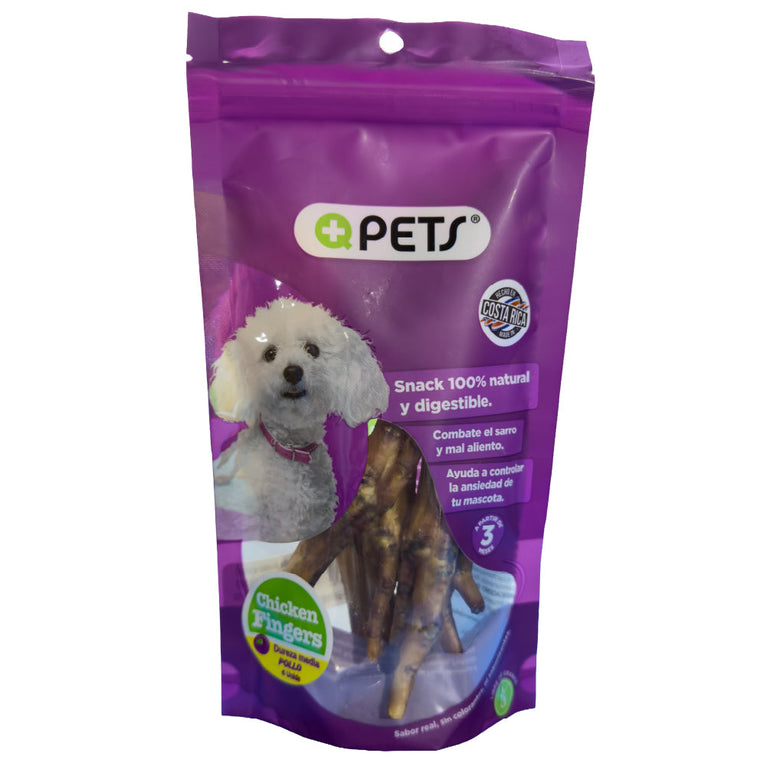 +QPETS DOG FINGERS CKN 6UND (0660)
