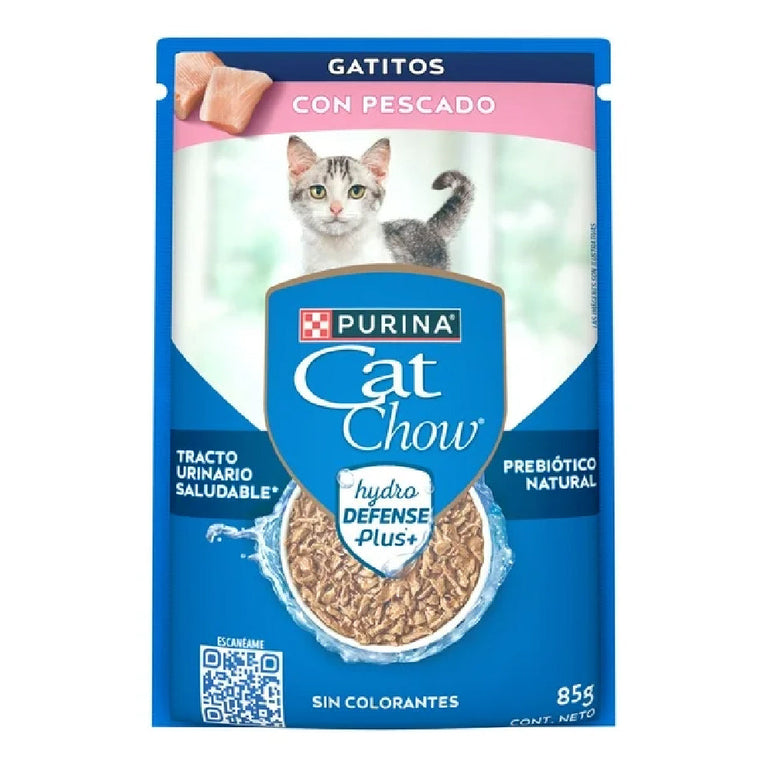 CAT CHOW CAT KITTEN POUCH FISH 85GR