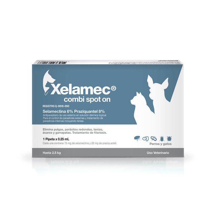 XELAMEC PIPETA DOG&CAT 0.25ML (AZUL) CAJA