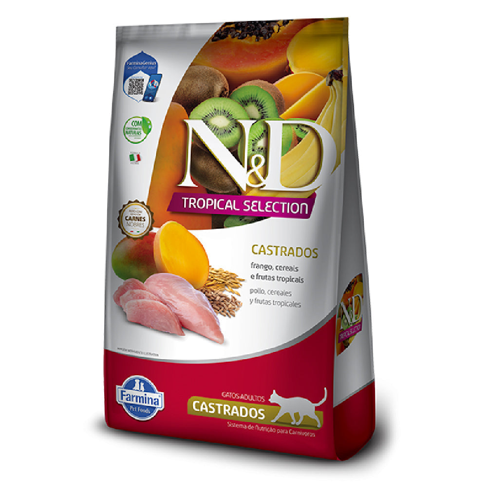 N&D CAT ADULT TROPICAL CKN CASTRADO 1.5KG