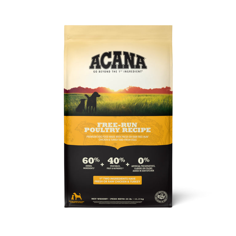 ACANA DOG FREE-RUN POULTRY RECIPE 25LB