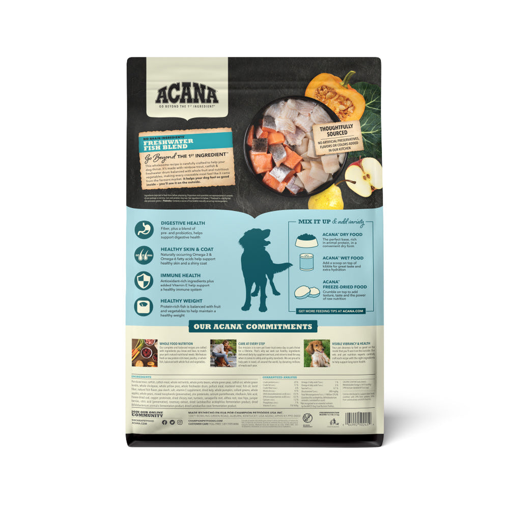ACANA DOG FRESHWATER FISH RECIPE 25LB