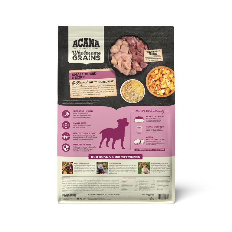 ACANA DOG WHOLESOME SB 4LB