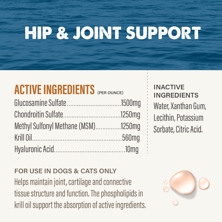 GRIZZLY ACEITE HIP&JOINT DOG&CAT