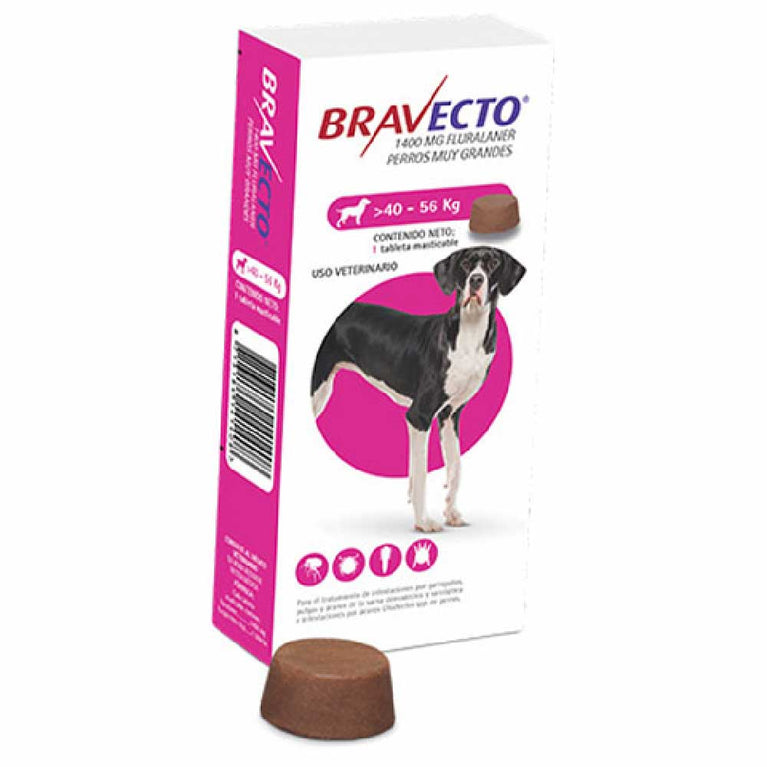 BRAVECTO CANINO (40-56KG) 1400MG