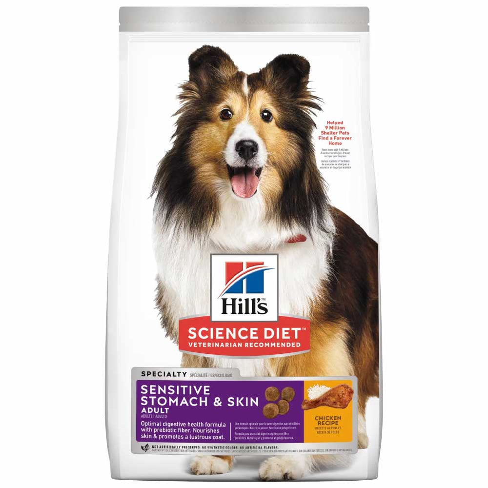 HILLS DOG ADULT SKIN&STOMACH CKN