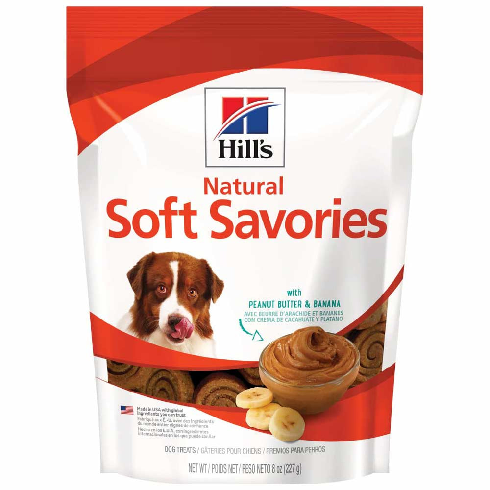 HILLS DOG SD PEANUT&BANANA TREATS 227GR