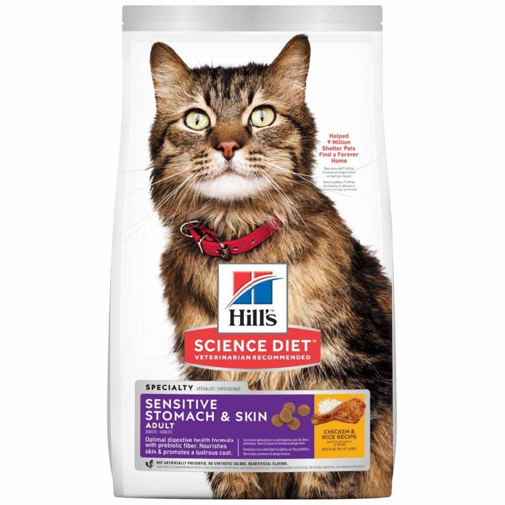 HILLS CAT ADULT SKIN&STOMACH CKN 1.58KG