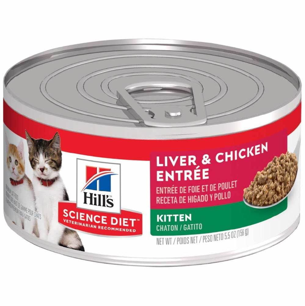 HILLS CAT KITTEN LIVER&CHICKEN 156GR