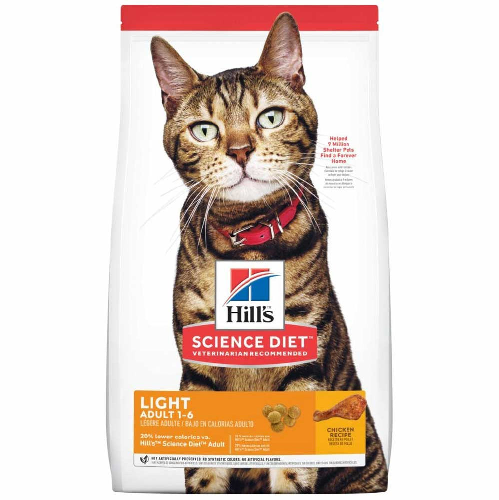 HILLS CAT ADULT LIGHT CKN 1.81KG