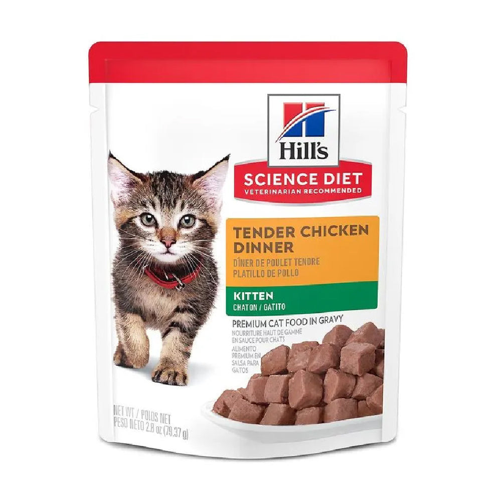 HILLS CAT POUCH KITTEN CKN 79GR