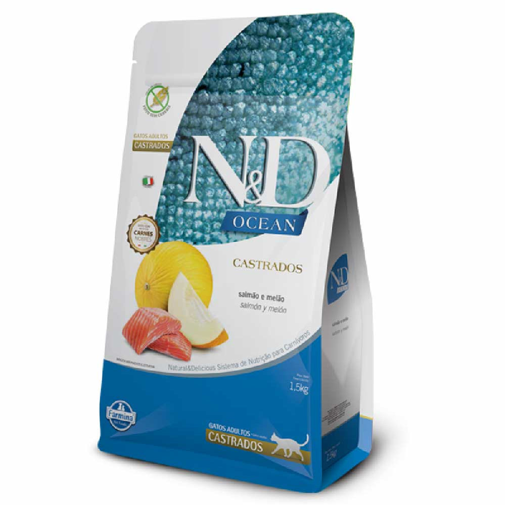 N&D CAT ADULT OCEAN CASTRADO SALMON