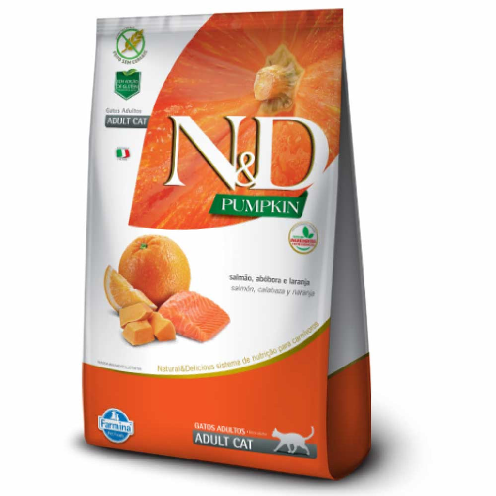 N&D CAT ADULT PUMPKIN SALMON 1.5KG