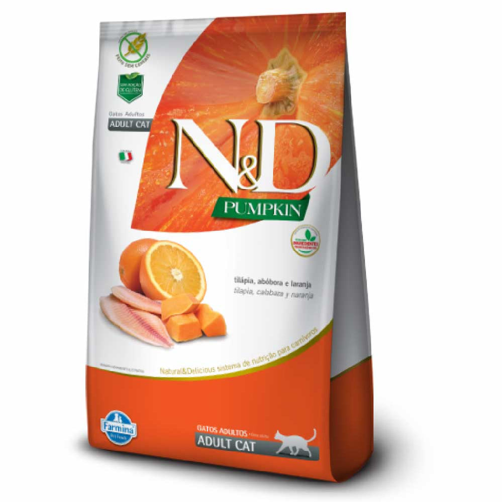 N&D CAT ADULT PUMPKIN TILAPIA 1.5KG