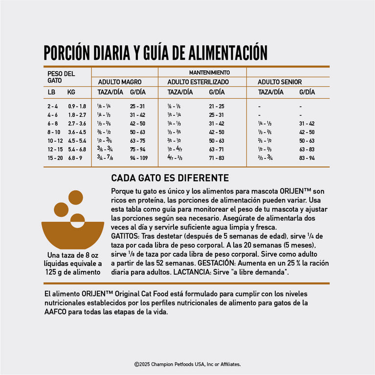 ORIJEN CAT ORIGINAL 4LB