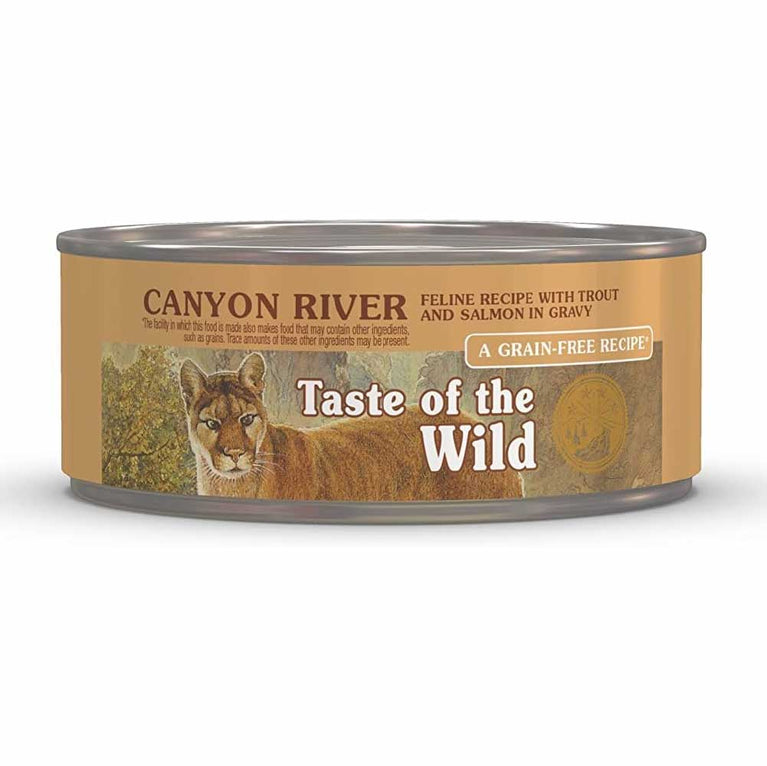 TASTE OF WILD CAT CANYON RIVER (TRUCHA&SALMON) LATA