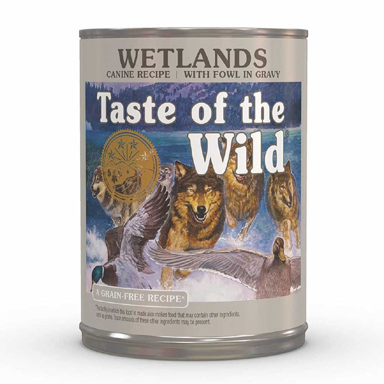 TASTE OF WILD DOG WETLANDS (PATO) 374GR LATA