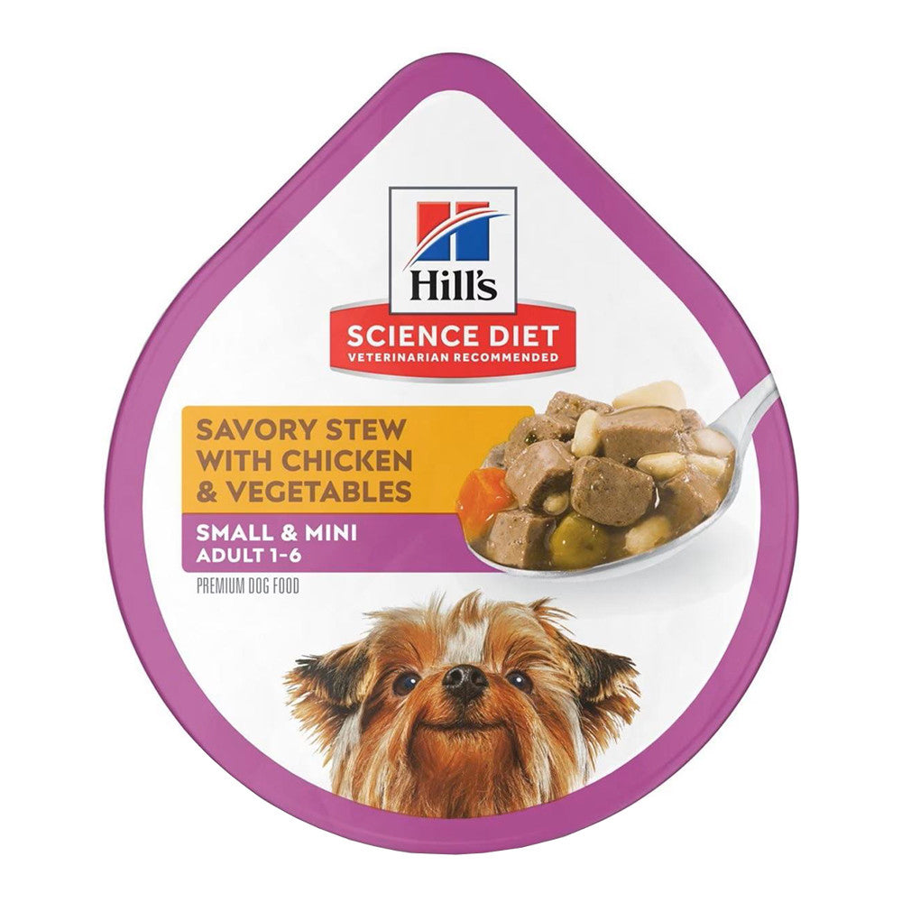 HILLS DOG ADULT SAVSTW S&TB CKN&VG 100GR