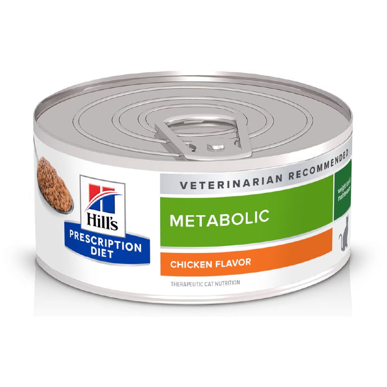 HILLS CAT PRESCRPTION METABOLIC CKN&VGSTEW 85GR