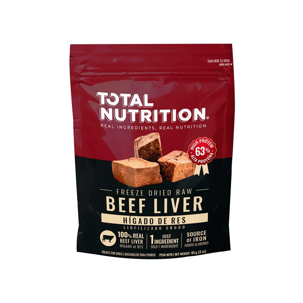 TOTAL NUTRITION DOG BEEF LIVER 85GR