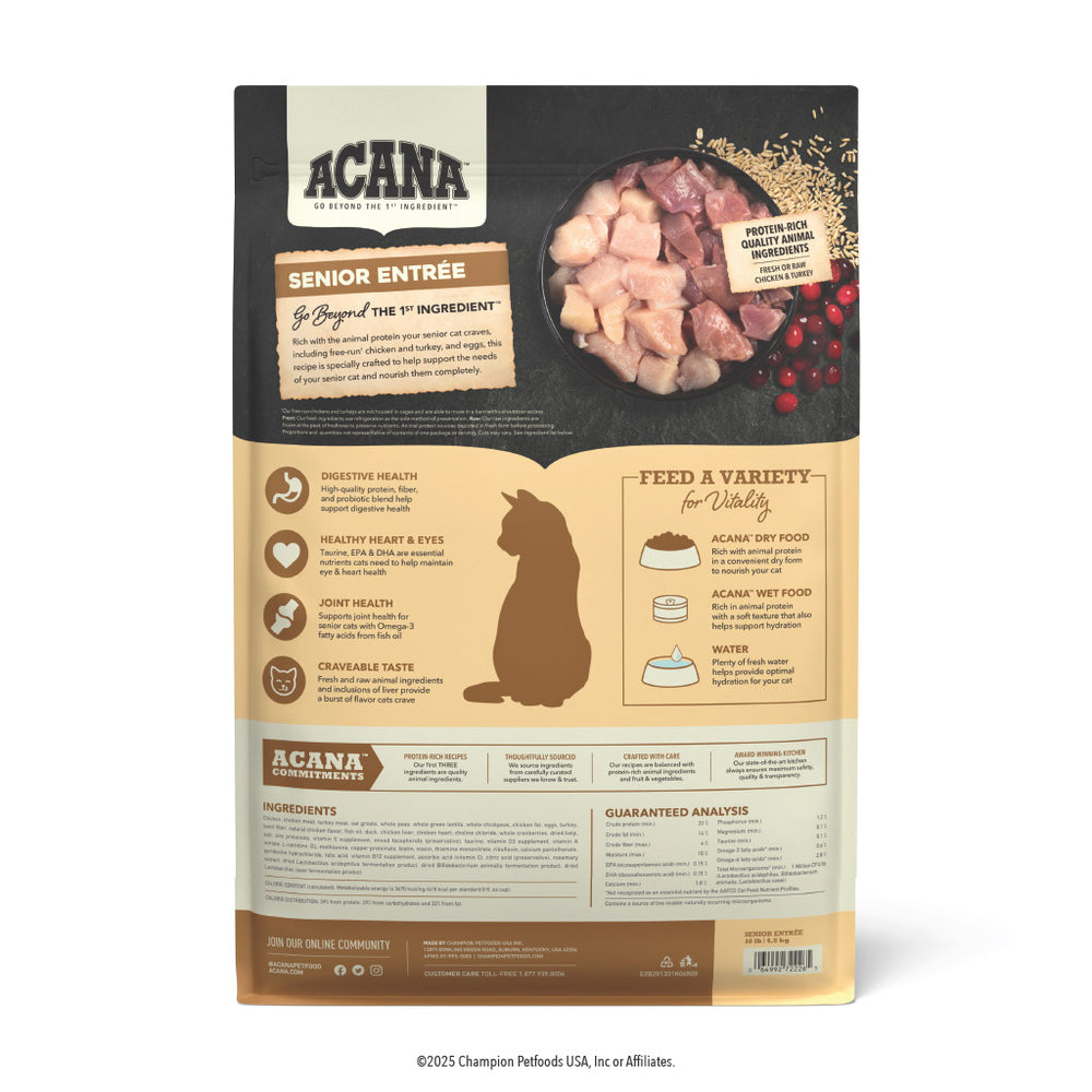 ACANA SENIOR ENTRÉE CAT 4LB