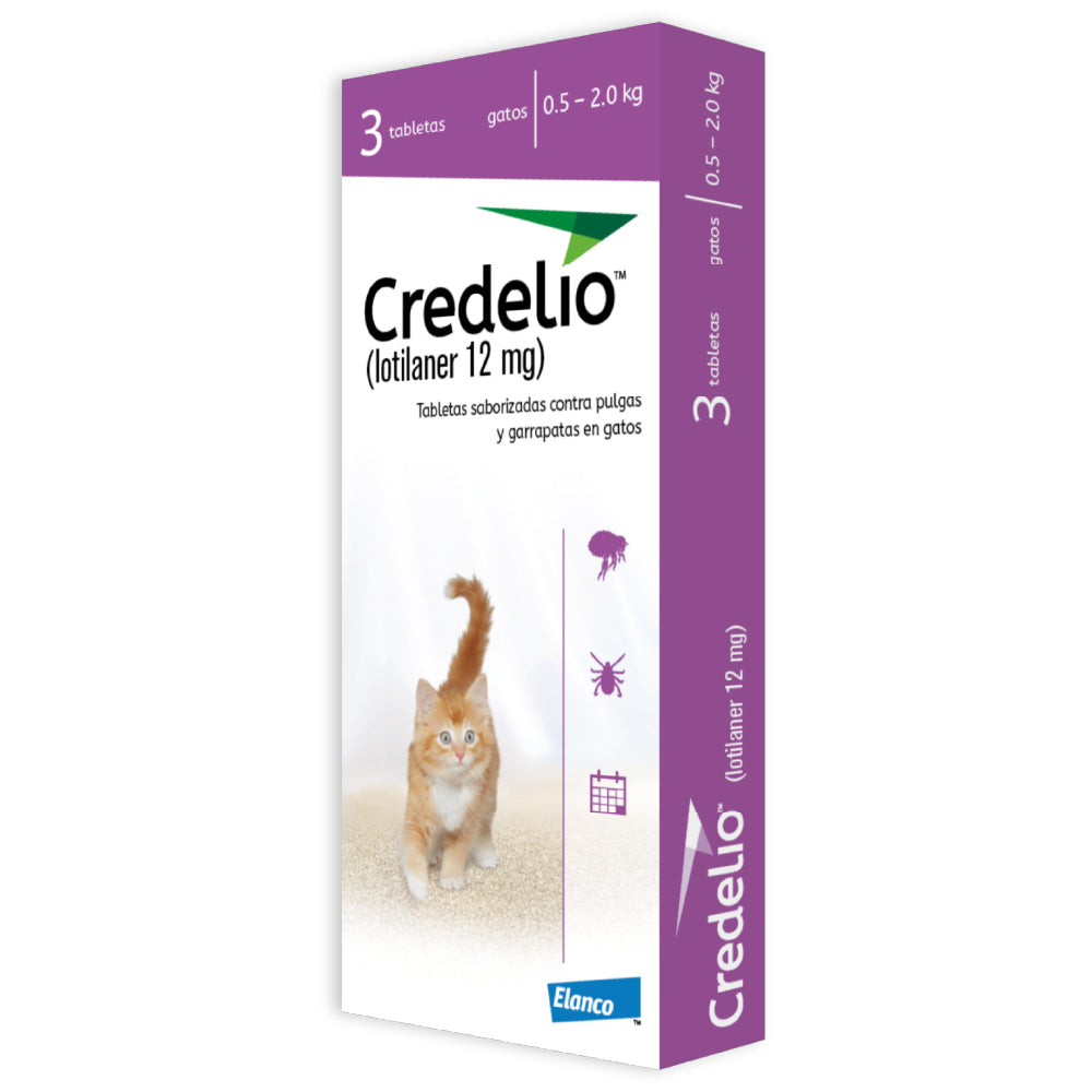 CREDELIO CAT [0.5KG-2KG] 12MG UND