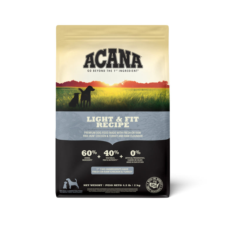 ACANA DOG LIGHT & FIT RECIPE 4.5LB