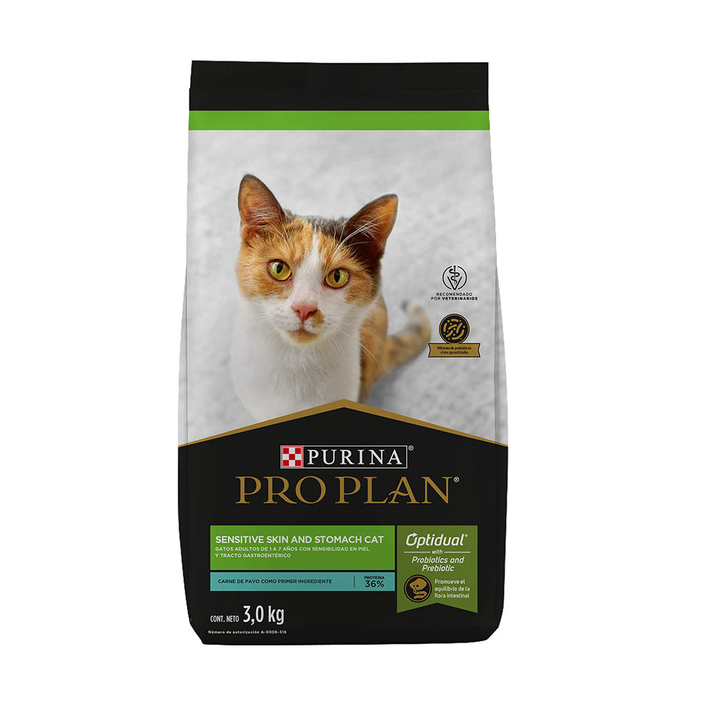 PRO PLAN CAT SKIN&STOMACH 3KG