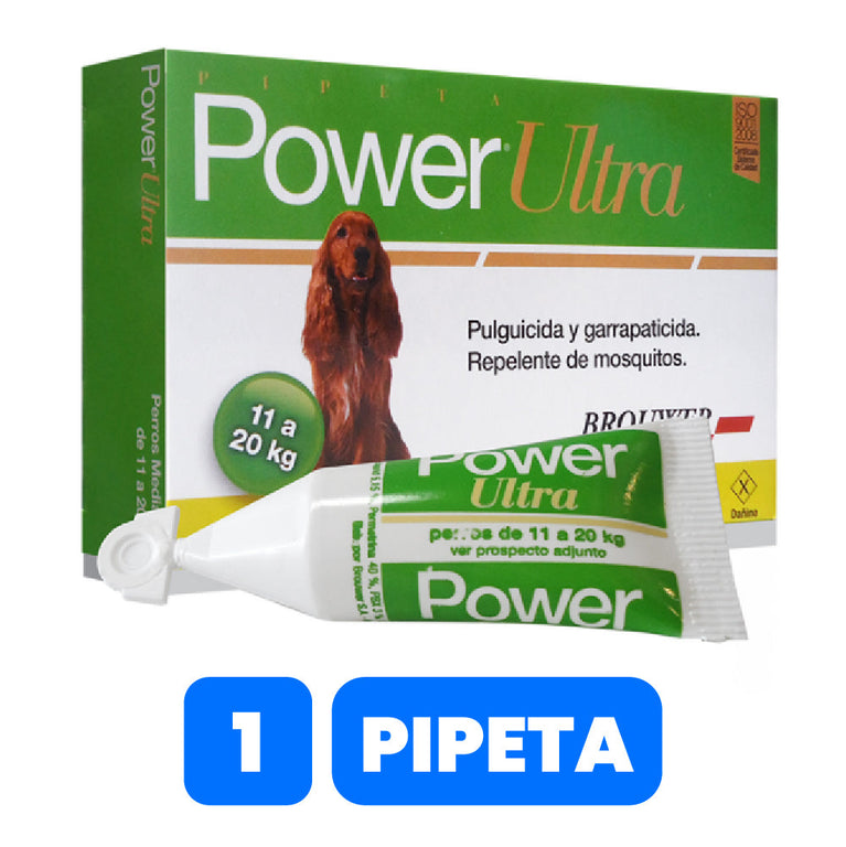 POWER ULTRA DOG VERDE (11KG-20KG) 3.5ML UND