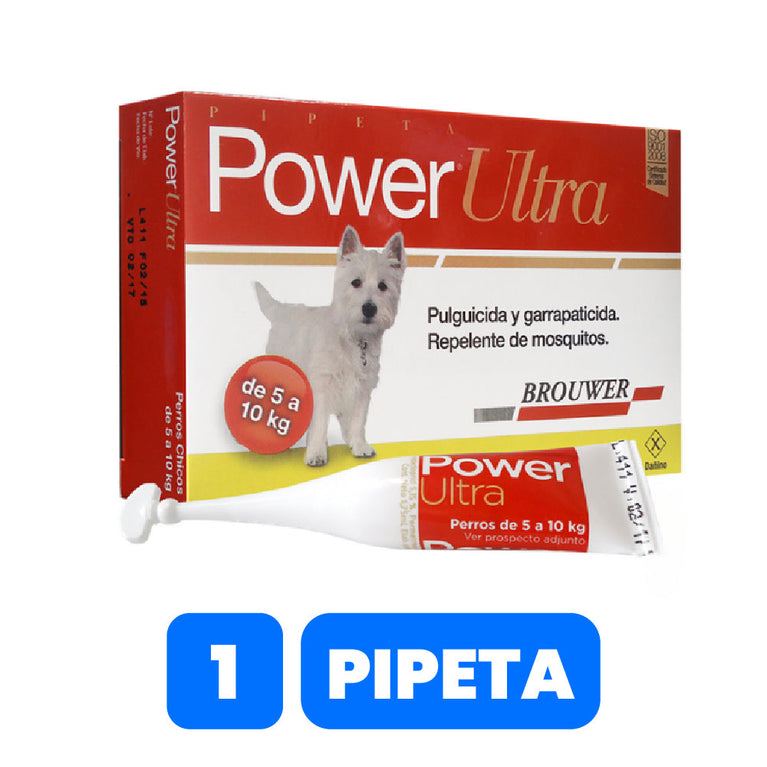 POWER ULTRA DOG ROJA (5KG-10KG) 1.75ML UND