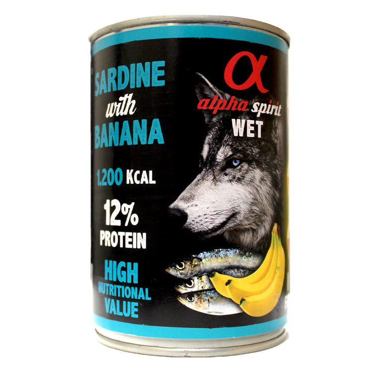 ALPHA SARDINE W/ BANANA 400GR