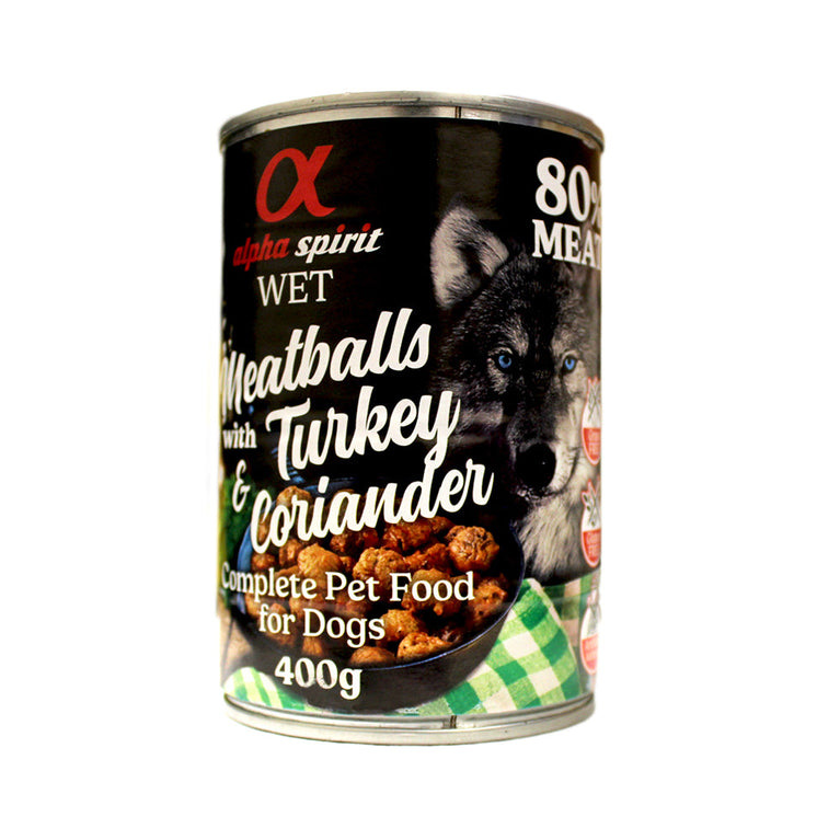 ALPHA MEATBALLS TURKEY W/ CORIANDER 400GR