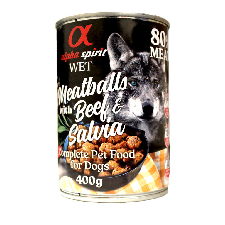 ALPHA MEATBALLS BEEF W/ SALVIA 400GR
