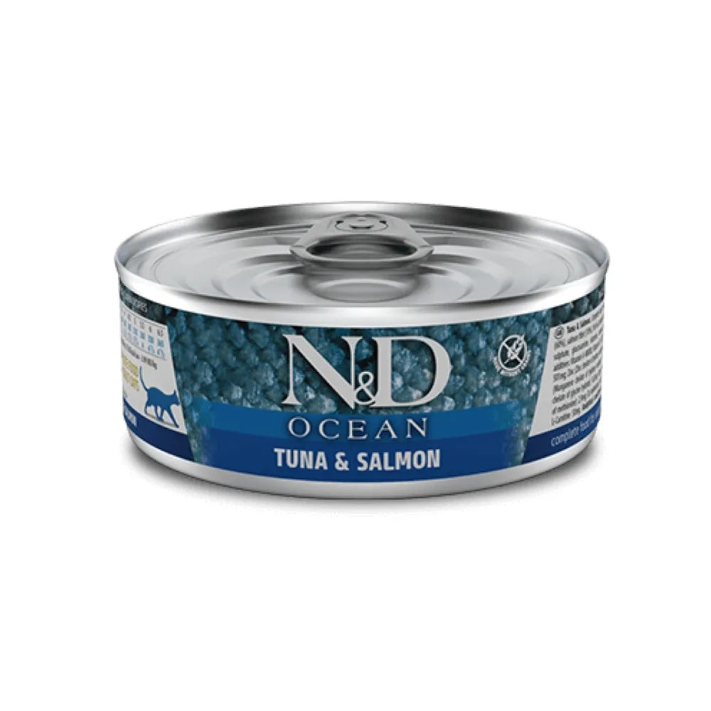 N&D CAT ADULT OCEAN TUNA/SALMON 70GR