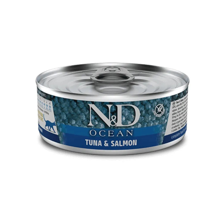 N&D CAT ADULT OCEAN TUNA/SALMON 70GR