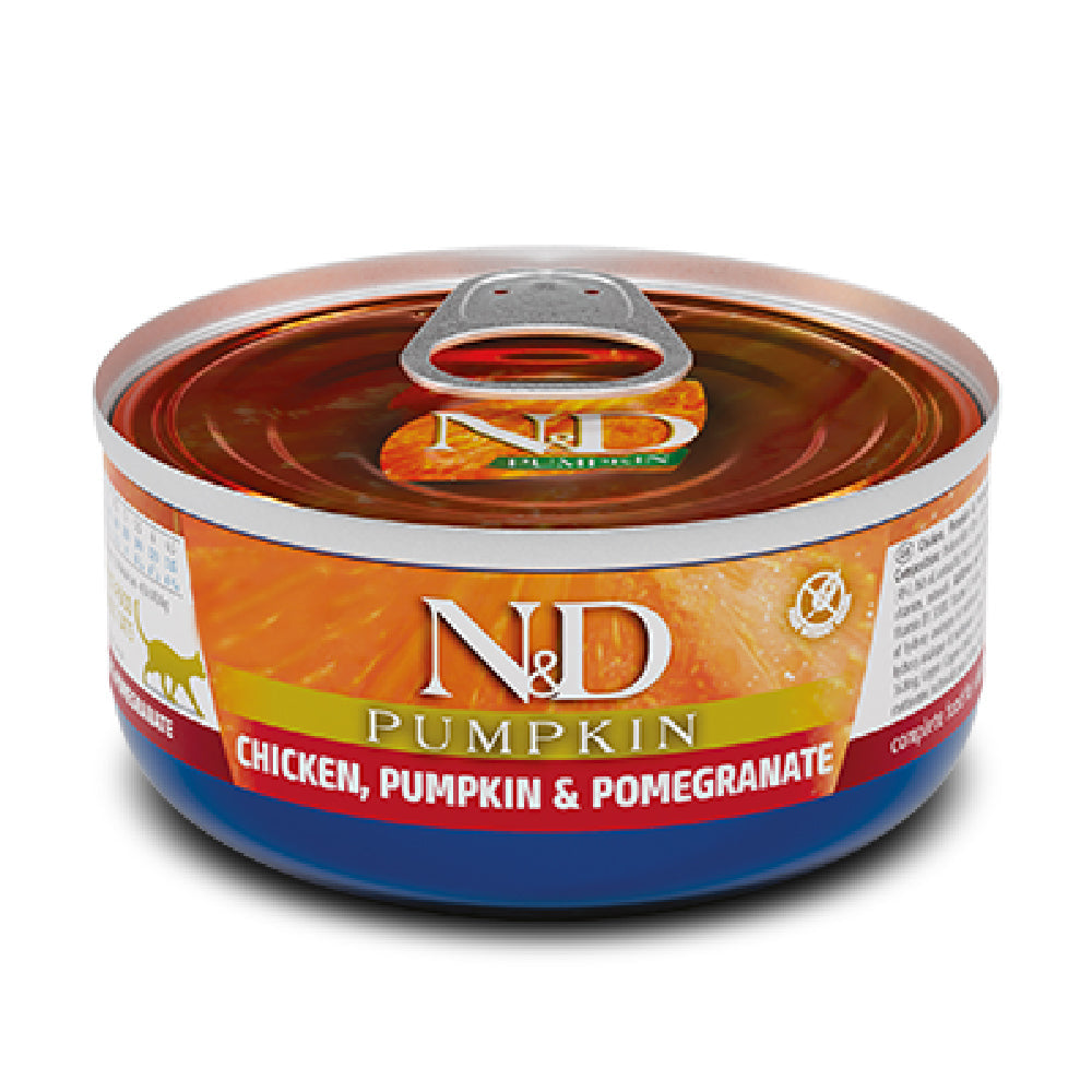 N&D CAT PUMPKIN CKN/POMEGRANATE 70GR