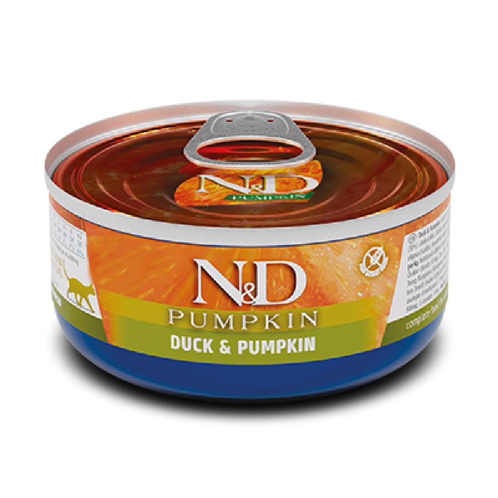 N&D CAT DUCK&PUMPKIN 70GR