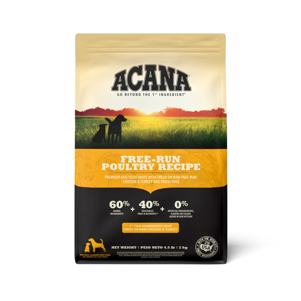 ACANA DOG FREE-RUN POULTRY RECIPE 4.5LB