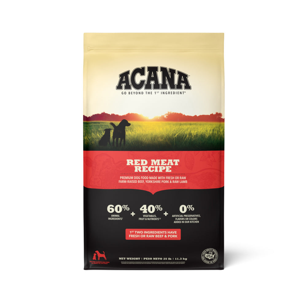 ACANA DOG RED MEAT RECIPE 25LB