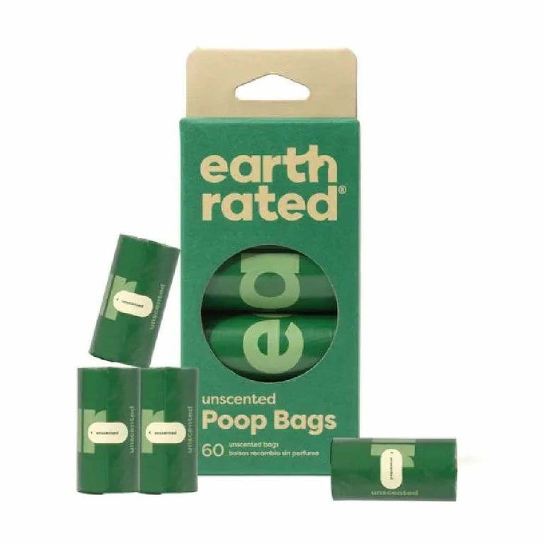 BOLSA P/ HECES  EARTH RATED SIN AROMA 4 ROLLOS (1281)