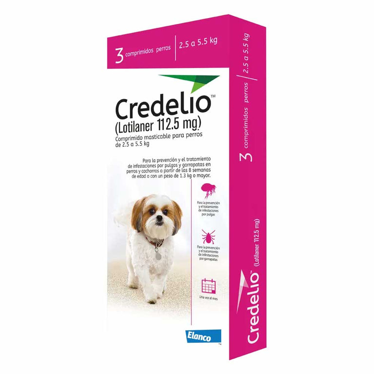 CREDELIO DOG (2.6KG-5.5KG) 112.5MG UND