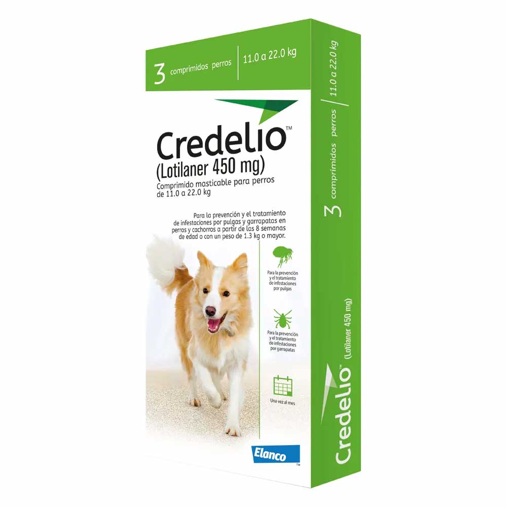 CREDELIO DOG (11.1KG-22KG) 450MG UND