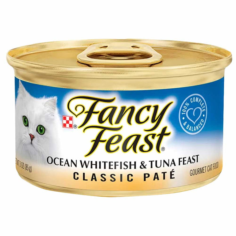 FANCY FEAST PATE OCEAN WHITE FISH 85GR